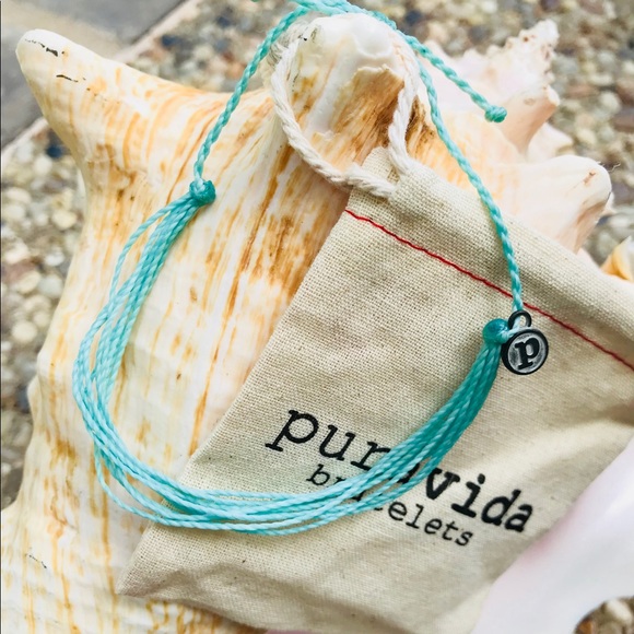 Puravida Sky Blue Adjustable Bracelet - Picture 2 of 3